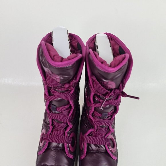 The North Face Destiny Down Womens Bootie Purple Winter Waterproof - Picture 6 of 12